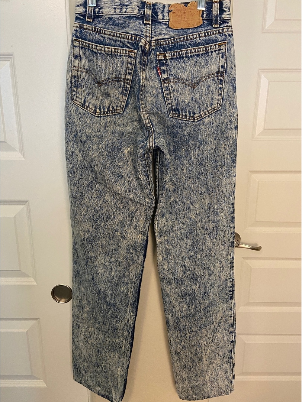 Levi's Vintage Acid Wash Jeans W27 L32 Made in USA - Picture 3 of 8